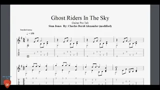 Ghost Riders In The Sky by Stanley Davis Jones - Guitar Pro Tab