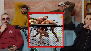 "YOU SHOULD GET THE BMF BELT FOR A KNOCKOUT LIKE THAT" LIVE REACTION TO MASVIDAL BEING KO'D BY USMAN