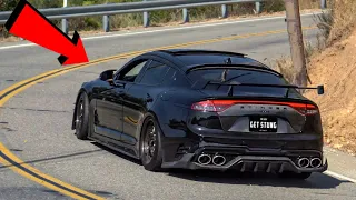 FAST KIA STINGER - POV DRIVE CANYON RUN (LOUD EXHAUST)