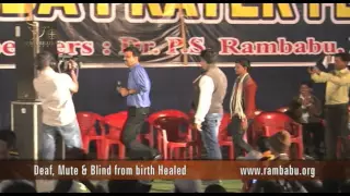 Deaf, Mute & Blind from birth Healed Korba Crusade