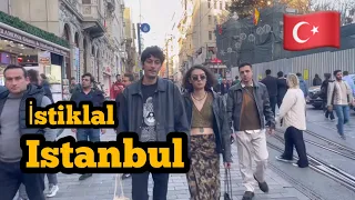 4 K 🇹🇷 İstanbul turkey istiklal street 4k walking tour video 2024 istiklal street 🇹🇷