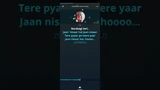 jaan nisaar female version karaoke