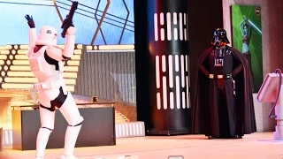 Star Wars Weekends Stormtrooper Skit 2015 Before Stars of the Saga w/Darth Vader, Carbonite