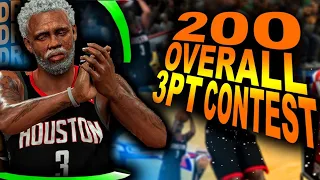 UNCLE DREW's 200 Overall THREE POINT Rating BREAKS NBA 2K20's New 3 Point Contest! | DominusIV