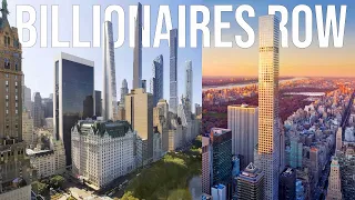 ⁴ᴷ Billionaire's Row New York City Walking Tour 2022 - Most Expensive Street in New York City