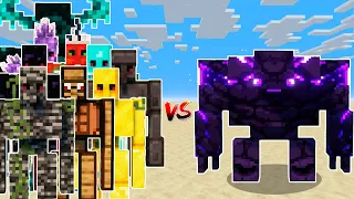 Ender Golem vs All Golem's(Extra Golem) - [L_Enders_Cataclysm Mod] in Minecraft Mob Battle