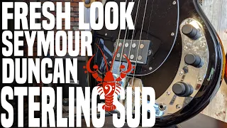 Sterling by Music Man Stingray Ray4 SUB w/ Seymour Duncan Pickup + Preamp!- LowEndLobster Fresh Look