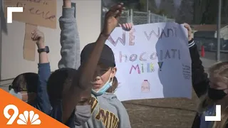 Kids protest to bring back chocolate milk