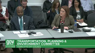 Transportation, Planning & Environment Committee - January 27, 2020