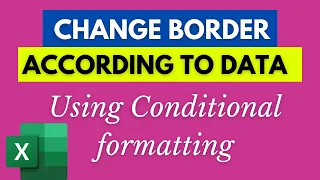 Automatic Borders Using Conditioning formatting in Excel in Tamil #shorts #excel #excelintamil