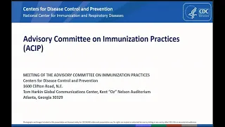 December 11, 2020 ACIP Meeting - Welcome and COVID-19 vaccine