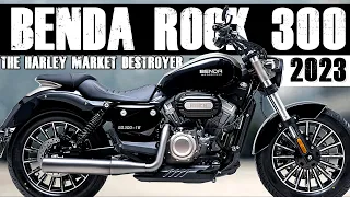 THE HARLEY MARKET DESTROYER‼️ : 2023 BENDA ROCK 300 | Cruiser Bike Makes Official Debut.