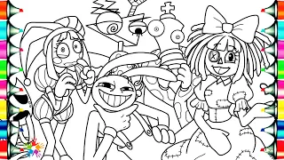 The Amazing Digital Circus New Coloring Pages / How To Color All Bosses / NCS Music