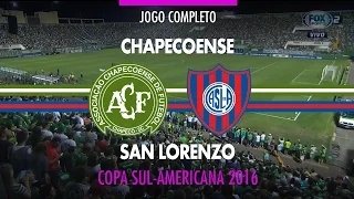 Jogo Completo - Chapecoense x San Lorenzo - Copa Sul-Americana - 23/11/2016