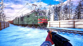 This Is A Detailed Train Survival Game