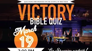 SMBS Victory Bible Quiz 2016 Book of Acts/Библейская викторина по Евангелию от Матфея- Full