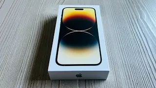 iPhone 14 Pro Max (Gold) Unboxing, Setup + First Impressions
