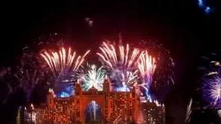 Dubai 2015 New Year Fireworks | New Year Eve 2015 Dubai