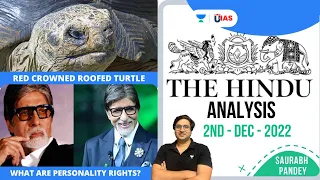 The Hindu Newspaper Editorial Analysis | 2nd  December 2022 | Saurabh Pandey | U IAS