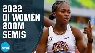 Favour Ofili leads semifinal heat in 200m - 2022 NCAA outdoor track and field championships