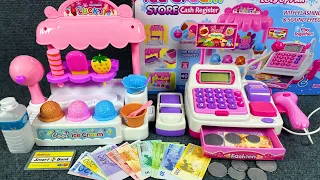 53 Minutes Satisfying with Unboxing Cute Pink Ice Cream Store Cash Register ASMR | Review Toys