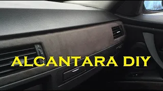 How To Wrap Alcantara On Your Dash Trim |BMW E90 LCI 328i| (DIY)