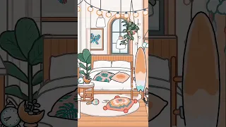 My vacation villa house tour! Credits in description! 🩷🌈🌺🌴💕 》#toca #aesthetic #rp #fyp