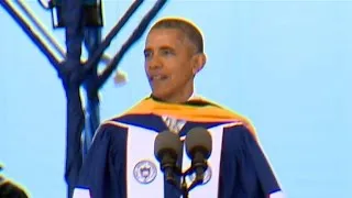 Obama delivers commencement speech at Howard