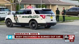 Body found in burned vehicle in Pasco County, investigation underway