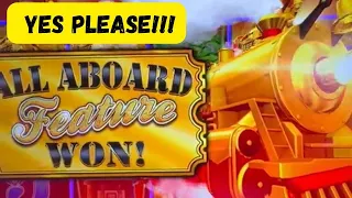Bonus Games on All Aboard Slot Machine made by Konami #allaboard #slots #casino #gambling #lasvegas