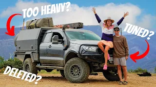ALL YOUR QUESTIONS ANSWERED! Full Walkthrough Of Our Ford Ranger Built To Tour Australia!