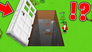 JJ and Mikey OPEN this BIGGEST IRON DOOR and Find SECRET PASSAGE in Minecraft Maizen!