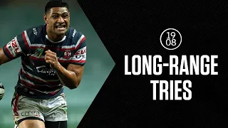 Breathtaking long-range tries | NRL Throwback | Tupou, Lewis, Gasnier and more!