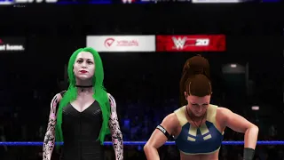 FULL MATCH - Tegan Nox & Shotzi Blackheart  Vs Natalya & Tamina: Smackdown 16 July 2021 WWE2K20 HD