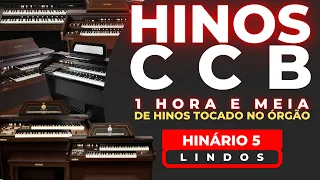 HINOS CCB | 1 HORA E MEIA TOCADO NO ÓRGÃO | CASA DAS ORGANISTAS