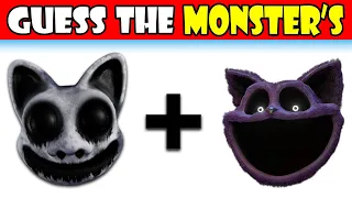 Guess The MONSTER By EMOJI & VOICE - Smiling Critters Character + Zoonomaly - Smile Cat, Catnap
