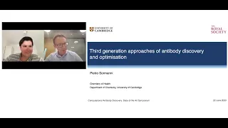 Computational Antibody Discovery Symposium: Introduction, Pietro Sormanni (University of Cambridge).