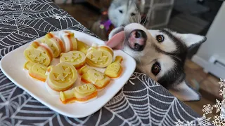 Candy Corn Pumpkins for Dogs 🎃 DIY Dog Treats