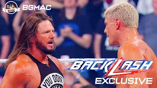 Backlash Live: Cody Rhodes vs AJ Styles with BGMAC