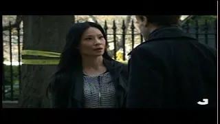 Elementary S1E1-Sherlock and Watson meet