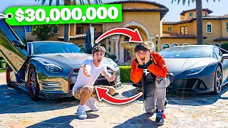 SWITCHING LIVES with the RICHEST Kid in America... **best decision ever**