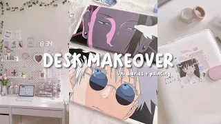 ⋆｡𖦹° pinterest inspired desk makeover ‎🎐 aesthetic daily vlog, painting and more! ‎♡