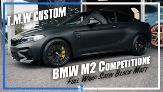 BMW M2 Competitione Carporn/Full Wrap Satin Black Matt