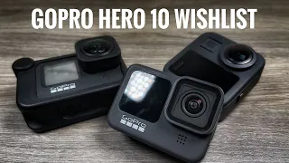 My GoPro Hero 10 Black Wishlist