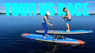 What is best for you? Race vs Touring Comparison Review Starboard Tikhine All star sup Inflatable.