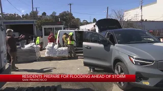 San Francisco residents prepare for flooding ahead of storm