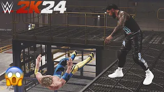 JEY USO VS LOGAN PAUL | BACKSTAGE BRAWL | GAMEPLAY | WWE 2k24