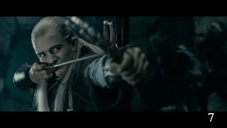 Every arrow Legolas shot in The Lord of the Rings: The Fellowship of the Ring (2001)