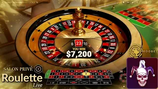 10.000$ vs Live Roulette !