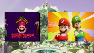 [Super Mario Bros Movie] - Plumbing Commercial / [Super Mario Bros. Super Show] - Intro [COMPARISON]